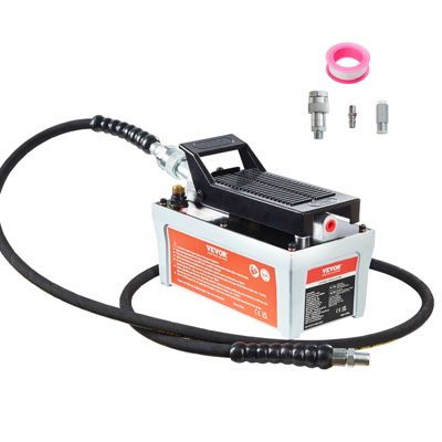 VEVOR Pompe hydraulique à air 700 bar, réservoir 1.6L, tuyau 2m, pour carrosserie, postes de traction.