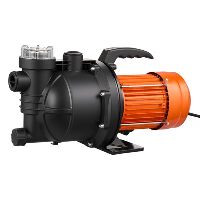 VEVOR Pompe à Jet pour Puits Peu Profond 1300 W Débit 4800 L/h PP Aspiration 8 m