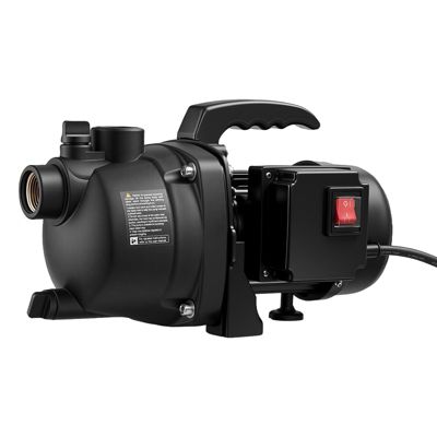 VEVOR Pompe à Jet pour Puits Peu Profond 800 W Débit 3300 L/h PP Aspiration 8 m