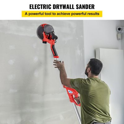 VEVOR Ponceuse orbitale filaire 850W, excentrique à lampes LED doubles, pour meulage ponçage pro.