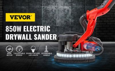 VEVOR Ponceuse orbitale filaire 850W, excentrique à LED éclairage 360 , pour meulage ponçage pro.