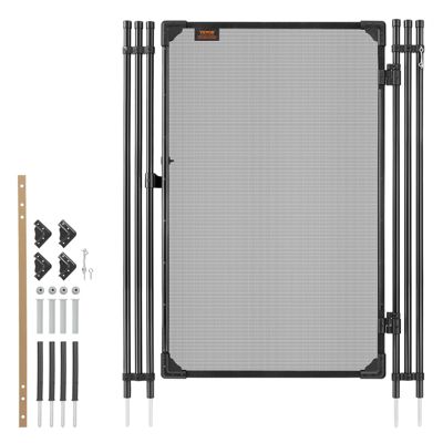 VEVOR Portillon Barrière Piscine Portillon de Sécurité 1,2x0,75 m avec Loquet