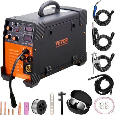 VEVOR Poste à souder MIG-200 200A, portable, inverseur 3 en 1 (MIG MMA TIG) pour aciers.