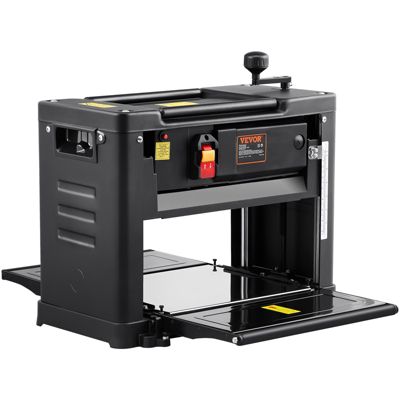 VEVOR Raboteuse stationnaire 30,1x33 cm 15A 2000W, 2 lames acier rapide 23500 tr min, faible bruit.
