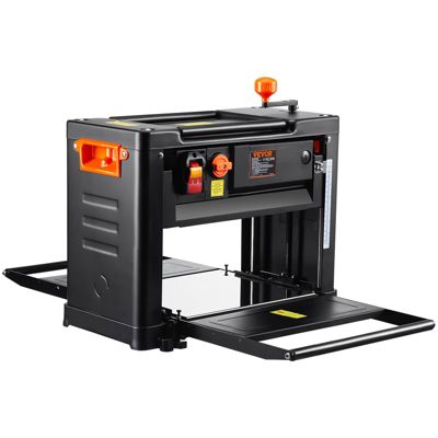 VEVOR Raboteuse Stationnaire 30,1x33 cm 2000W, 2 vitesses, 3 lames 23500 tr min, pour bois dur tendre.