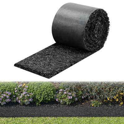 VEVOR Rouleau de Paillis Caoutchouc Tapis Aménagement Paysager Allée 356x14 cm