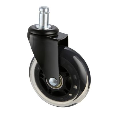 VEVOR Roulettes pivotantes lot 5, 76,2 mm, charge 59 kg. Pour chaise bureau, sol dur/moquette, adaptation universelle.
