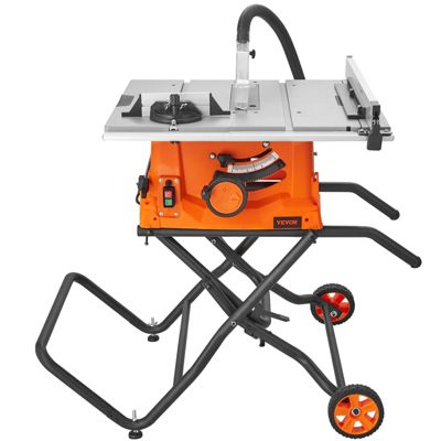 VEVOR Scie circulaire sur table avec support 625 mm 1800W, coupe transversale 85 mm, biseau 55 mm.