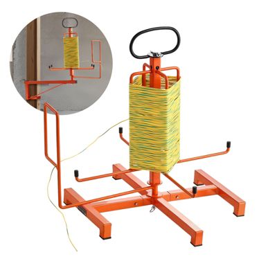 VEVOR Support Bobines Fil Distributeur Bobines Câbles Montage Sol ou sur Poteau