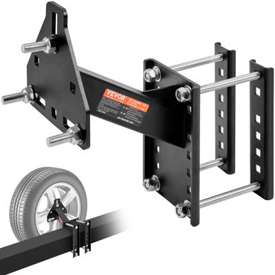 VEVOR Support roue de secours remorque capacité 73kg, pour roues 4, 5, 6, 8 boulons sur 4" à 6.5".