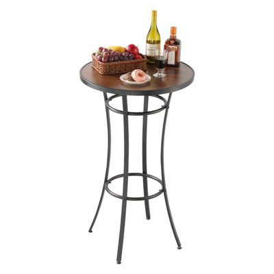 VEVOR Table de Bar de Bistrot Ronde Haute Extérieur 60 x 101 cm pour Terrasse