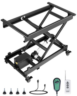 VEVOR Table élévatrice électrique 150kg, hauteur 200-710mm, 4 roues.