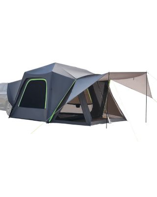 VEVOR Tente hayon SUV 305x310 cm, imperméable, double couche, 5-8 pers. Auvent ombrage.
