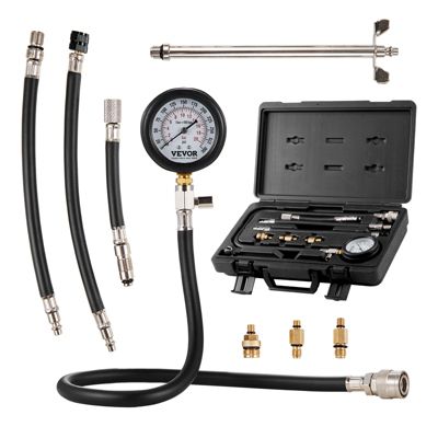 VEVOR Testeur compression, 9 adaptateurs, 0-300 psi, diagnostic ...