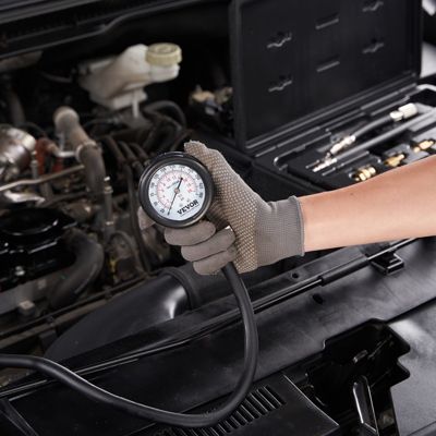 VEVOR Testeur compression, 9 adaptateurs, 0-300 psi, diagnostic ...