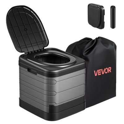 VEVOR Toilette de Camping Portable WC de Voyage Pliable Charge 150 kg Caravane