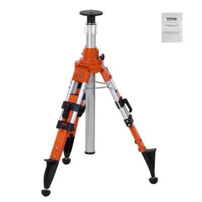 VEVOR Trépied niveau laser montage 5/8"-11, hauteur 69-172cm, robuste avec niveau et limiteur diffusion, pieds antidérapants.