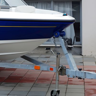 VEVOR Treuil manuel 544,3 kg, sangle polyester 7 m. Pour remorque bateau, cliquet bidirectionnel.