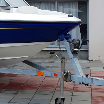 VEVOR Treuil manuel 725.7kg, sangle polyester 10m, cliquet bidirectionnel, pour remorque bateau, VTT.