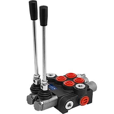 VEVOR Valve hydraulique directionnelle, 11 gpm, 2 bobines. Double effet, plusieurs modes de contrôle. Pour tracteurs.