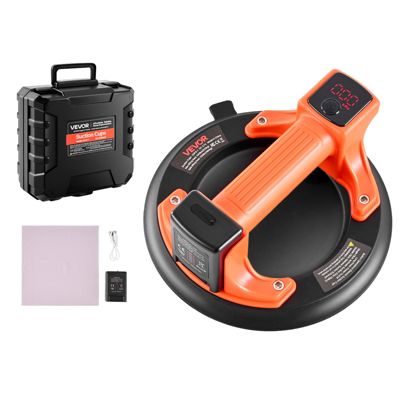 VEVOR Ventouse Carrelage Vitre Électrique 20,3 cm 200 kg Affichage Numérique