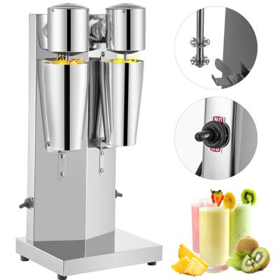 VEVOR VEVR machine milkshake électrique, mélangeur commercial. Pour lait, cocktails, smoothies.