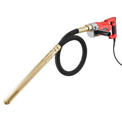VEVOR Vibrateur béton électrique 800 W, arbre 1,5 m, 4000 tr/min, 13000 VPM. Élimine bulles air.