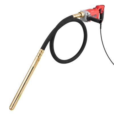 VEVOR Vibrateur à béton électrique 960W, arbre 2m, 4000 tr/min, pour éliminer bulles d'air, mélanger béton.