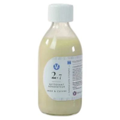 VHYG No 2.7 Nettoyant Rénovateur Inox et Cuivre Concentré 50 Doses 1 à 2 Ans Brillance Miroir Fabriqué en France