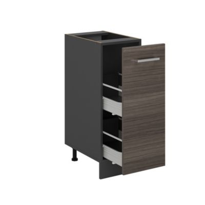 Vicco Armoire basse  Gris noble 30cm sans PT