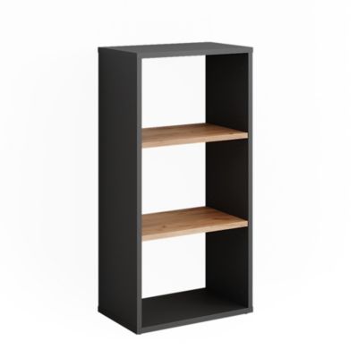 Vicco Armoire à chaussures Anthracite/chêne doré 40x80.1cm