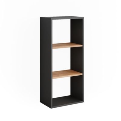 Vicco Armoire à chaussures Anthracite/chêne doré 40x90.5cm