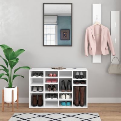 Vicco Armoire à chaussures Blanc 104x65.5cm
