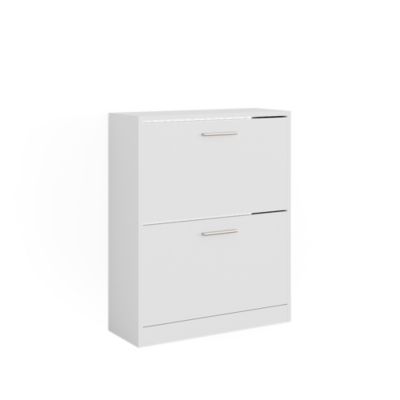 Vicco Armoire à chaussures Blanc 59x72.5cm 2 compartiments