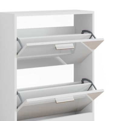 Vicco Armoire à chaussures Gizmo, Sonoma, 59x72.5cm 2 compartiments