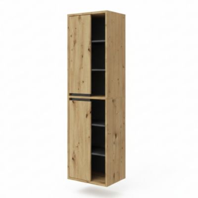 Vicco Armoire de salle de bain Chêne Artisan 50x170cm