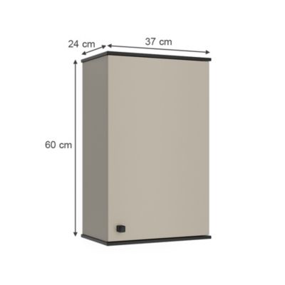Vicco Armoire de salle de bain Grège 37x60cm