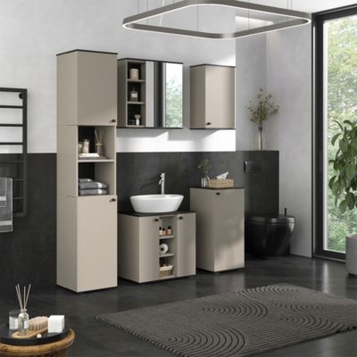 Vicco Armoire de salle de bain Grège 37x60cm
