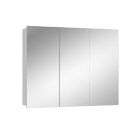 Vicco Armoire de toilette Blanc 100x79.8cm avec 3 portes