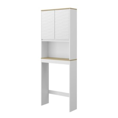 Vicco Armoire de toilette Blanc 60x163cm