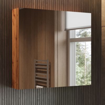 Vicco Armoire de toilette Chêne 79.7x73.2cm avec 2 portes