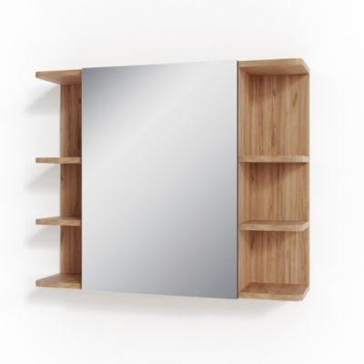 Vicco Armoire de toilette Chêne de force doré 79.6x64cm