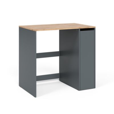 Vicco Armoire machine à laver Anthracite/chêne doré 93.6x88.2cm Meuble sous la machine à laver
