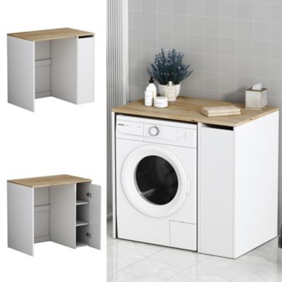 Plan à Langer Vicco Blanc - 83x72cm - Pour Machine à Laver - Gain De Place