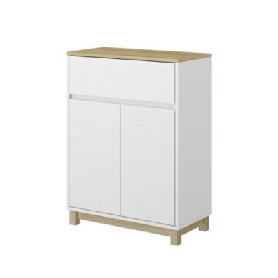Vicco Armoire Midisch Blanc 60x80cm avec tiroir