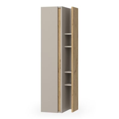 Vicco Armoire murale Cachemire 35x120cm avec 4 compartiments de rangement ouverts