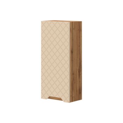 Vicco Armoire murale Chêne/cachemire avec structure en carreaux 20x72.6cm