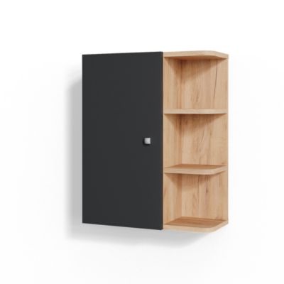 Vicco Armoire murale de salle de bain Anthracite 47.2x59.2cm
