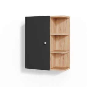Vicco Armoire murale de salle de bain Anthracite 47.2x59.2cm