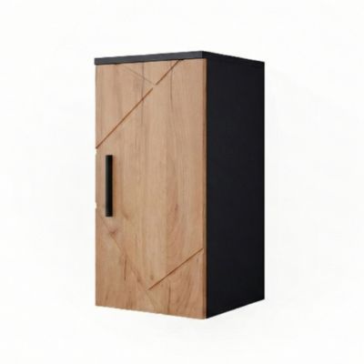 Vicco Armoire murale de salle de bain Chêne doré/anthracite 30x59cm
